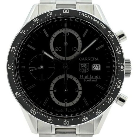 Tag Heuer 41mm Men\'s Carrera Limited Edition Highlands Scotland SS Watch CV2012! main image 16
